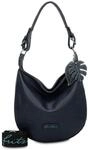 Fritzi Hoja Hobo Schultertasche Umh&auml;ngetasche Damen Lederimitat mit...