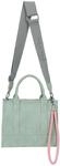 Fritzi SquareN Vintage Lime Crossbody Kunstleder Damen Umh&auml;ngetasche Handtasche