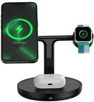 Baseus Wireless Charger Swan Stand 3-in-1 Magnetic Charger with TypeC Cable 15W, 1m