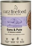 catz finefood Ragout N&deg; 603 Gans & Pute Katzenfutter nass - Feinkost Nassfutter f&uuml;r