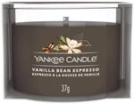 YANKEE CANDLE Kerze mit Stimme aus Glas, einzelnes Vanilla Bean Espresso