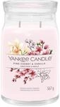 Yankee Candle Signature Duftkerze | gro&szlig;e Kerze mit langer Brenndauer &bdquo;Pink Cherry