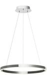 Lucande LED Lyani dimmbar (Modern) in Chrom aus Metall (1 flammig,) Wohnzimmerleuchte