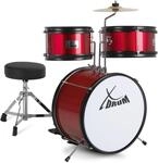 XDrum Junior KIDS Schlagzeug inkl. Schule - Kompaktes Kinderschlagzeug - F&uuml;r Kinder