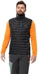 Jack Wolfskin Herren ROUTEBURN PRO INS Vest M Weste, Black, XL