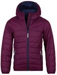 Trollkids Girls Eikefjord Jacket 104, Plum/Navy