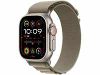 Apple Watch Ultra 2 (GPS + Cellular, 49 mm) Smartwatch mit robustem Titangehäuse und