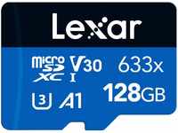 Lexar 633x 128GB Micro SD Karte, microSDXC UHS-I Karte + SD-Adapter, Bis zu 100...