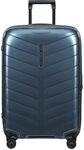 Samsonite Attrix - Spinner M, Koffer, 69 cm, 73 L, Blau (Stahlblau)