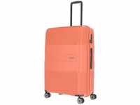 travelite 4-Rad Hartschalen Koffer groß mit TSA Schloss, Gepäck Serie WAAL: