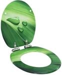 vidaXL Toilettensitz mit Soft-Close Deckel Toilettendeckel WC Sitz Klodeckel