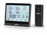 Hama Drahtlose Wetterstation "Full Touch" (5 Touchscreen-Sensoren, weiße