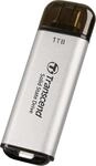 Transcened ESD300 1TB USB 10Gbps, Type C, Silber, bis zu 1,050 MB/s, Externe...
