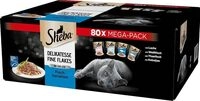 Sheba Katzen-Nassfutter Delikatesse Fine Flakes, 80 x 85 g Mega-Pack &ndash; Nassfutter