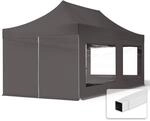 TOOLPORT 3x6m Faltpavillon Pavillon Partyzelt Gazebo Stahl 30mm, 4 Seitenteile,
