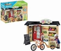 PLAYMOBIL Country 71250 24-Stunden-Hofladen, Fahrrad mit Anh&auml;nger, Lebensmittelladen