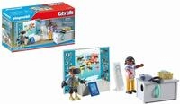 PLAYMOBIL City Life 71330 Virtuelles Klassenzimmer, funktionierender Projektor,