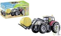 PLAYMOBIL Country 71305 Gro&szlig;er Traktor, elektrobetriebener Traktor mit aufklappbarem
