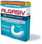 Algasiv Cuscinetti Adesivi Per Dentiera Inferiore, Dura Tutto Il Giorno e Protegge Le