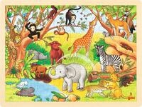 Goki 57892 - Einlegepuzzle - Afrika