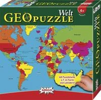Amigo Spiel + Freizeit GEO 507 381 - GeoPuzzle &ndash; Welt, 36 Monate+