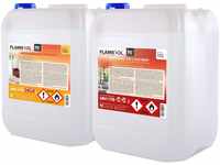 Höfer Chemie 2 x 10 L FLAMBIOL® Bioethanol Probierset Ethanol Kamin, Ethanol