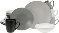CreaTable, 25831, Serie Manhattan, 16-teiliges Geschirrset, Kombiservice aus