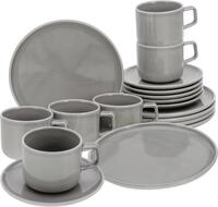 CreaTable, 16734, Serie Chef Collection, 18-teiliges Geschirrset f&uuml;r 6...