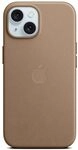 Apple iPhone 15 Feingewebe Case mit MagSafe &ndash; Taupe ​​​​​​​