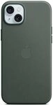 Apple iPhone 15 Plus Feingewebe Case mit MagSafe &ndash; Immergr&uuml;n...