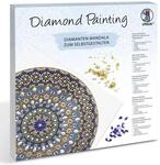 Ursus 43520002F - Diamond Painting Mandala Set 2, Bastelset mit Steinchen in blau,