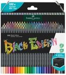 Faber-Castell - Buntstifte Set Black Edition 100-teilig in Kartonbox