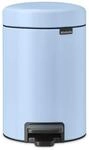 Brabantia - NewIcon Treteimer 3L - Kleiner Abfalleimer f&uuml;r Bad oder Toilette - Sanft