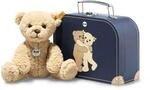 Steiff 114021 Teddyb&auml;r Ben - 21 cm - Kuscheltier - beige im Koffer