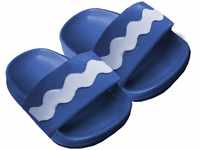 Heless 2008 - Bade-Schuhe für Puppen, trendige Badeschlappen in Blau, Größe 38 -
