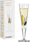 RITZENHOFF 1071033 Champagnerglas 200 ml - Serie Goldnacht Nr. 33 - Gepard-Motiv mit