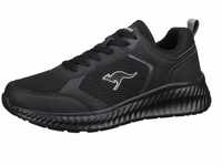 KangaROOS Herren KM-Devo Sneaker, Jet Black/Mono, 41 EU