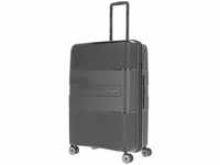 travelite 4-Rad Hartschalen Koffer groß mit TSA Schloss, Gepäck Serie WAAL: