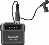 TASCAM DR-10L Pro &ndash; 32-Bit-Float-Audiorecorder mit Lavalier-Mikrofon Bluetooth