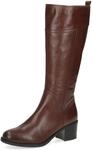 CAPRICE Damen 9-25500-41 Mode-Stiefel, Cognac Nappa, 39 EU