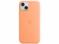 Apple iPhone 15 Plus Silikon Case mit MagSafe – Sorbet Orange ​​​​​​​