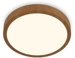 BRILONER Leuchten - Deckenlampe LED, Deckenleuchte Holz, warmwei&szlig;es Licht,