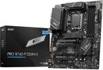 MSI PRO B760-P DDR4 II Mainboard, Micro-ATX - Unterst&uuml;tzt Intel Core Prozessoren der