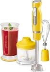 Stabmixer mit 6 Klingen aus Titan/Ice Crash, Gelb