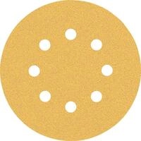 Bosch 5x EXPERT C470 Schleifblatt mit 8 L&ouml;chern (f&uuml;r Farbe auf Holz, Hartholz, &Oslash;