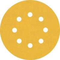 Bosch 5x EXPERT C470 Schleifblatt mit 8 L&ouml;chern (f&uuml;r Farbe auf Holz, Hartholz, &Oslash;