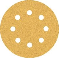 Bosch 5x EXPERT C470 Schleifblatt mit 8 L&ouml;chern (f&uuml;r Farbe auf Holz, Hartholz, &Oslash;