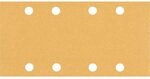Bosch 10x EXPERT C470 Schleifblatt mit 8 L&ouml;chern (f&uuml;r Farbe auf Holz, Hartholz, &Oslash;