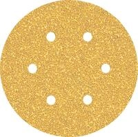 Bosch 50x EXPERT C470 Schleifblatt mit 6 L&ouml;chern (f&uuml;r Farbe auf Holz, Hartholz, &Oslash;