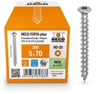 HECO-TOPIX-plus 5 x 70, Fassadenschraube, Linsensenkkopf, HECO-Drive, HD-20,